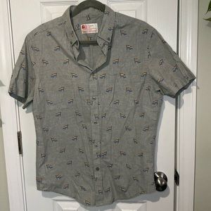 Target LGBTQ+ Gay Pride 🏳️‍🌈 Rainbow Flag Button-down Shirt